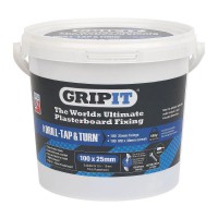 Gripit Blue Plasterboard Fixings 25mm Tub of 100 98.71